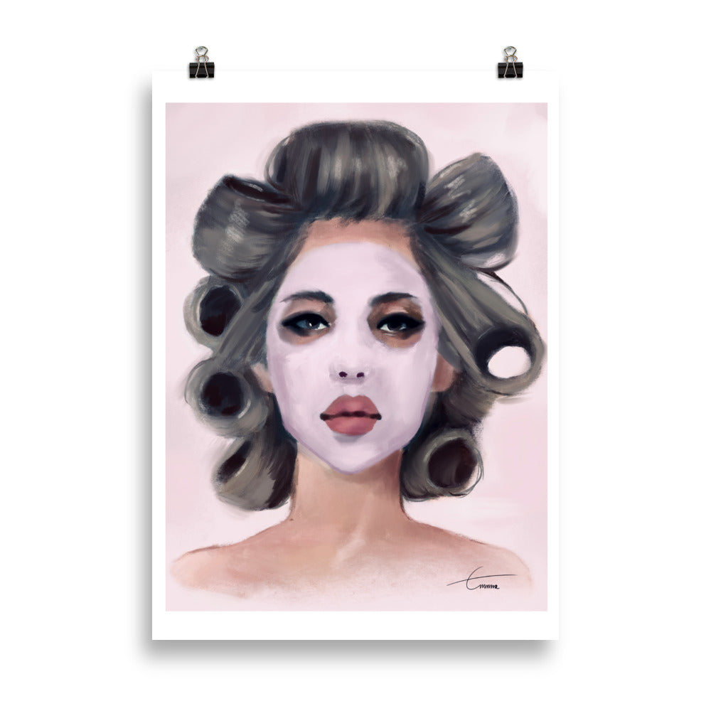 Self care light pink print - emmzonn