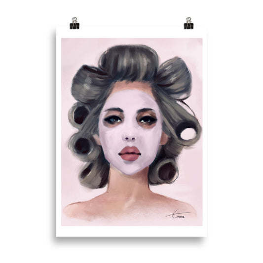 Self care light pink print - emmzonn