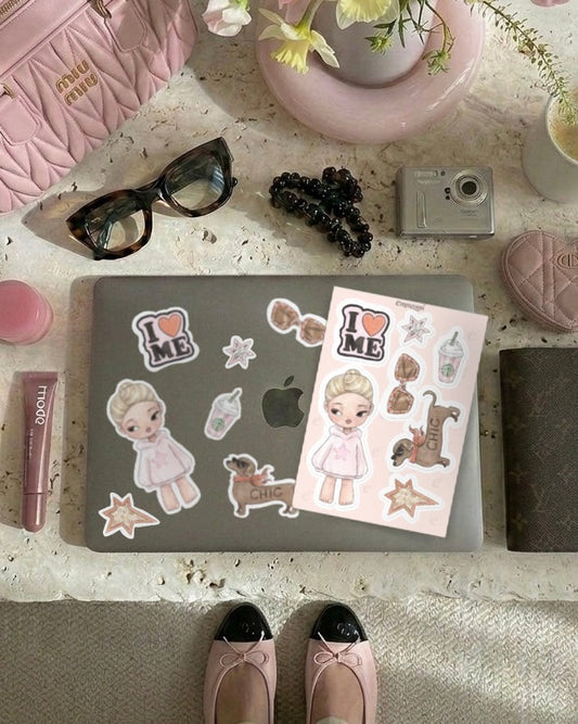 Sticker sheet - hoodie Emz